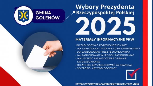 Wybory Prezydenta RP 2025 – materiały informacyjne PKW